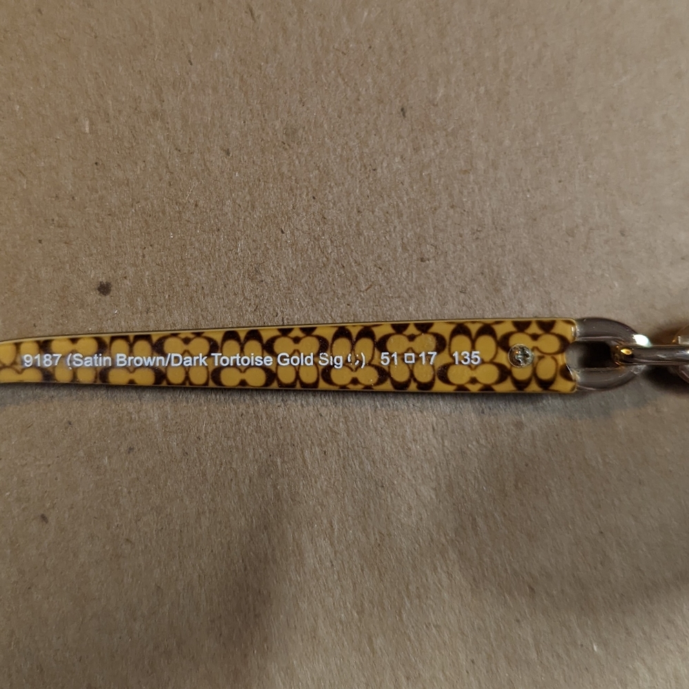 Coach eyeglass frames - Picture 3 of 4